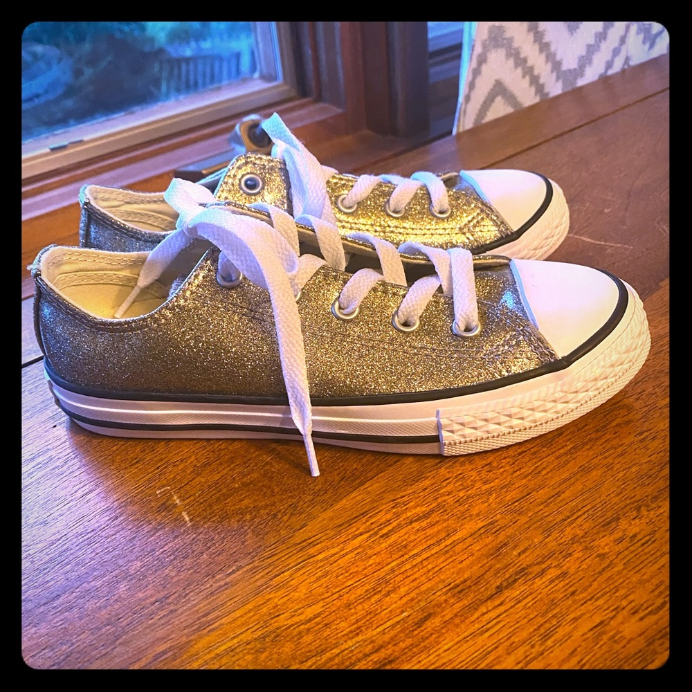 Gold Coated Sparkle Chuck Taylor All Star